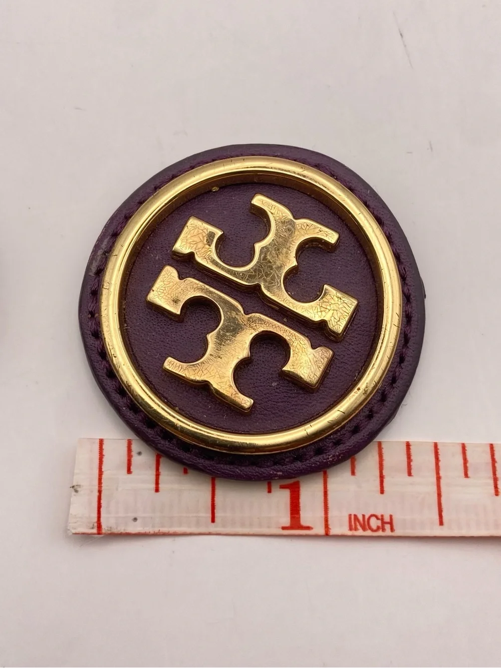 Tory Burch Gold Emblems Leather Round Replacement Pieces